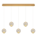 LED Pakaba CREMONA 5xLED/5W/230V 3000K auksinė
