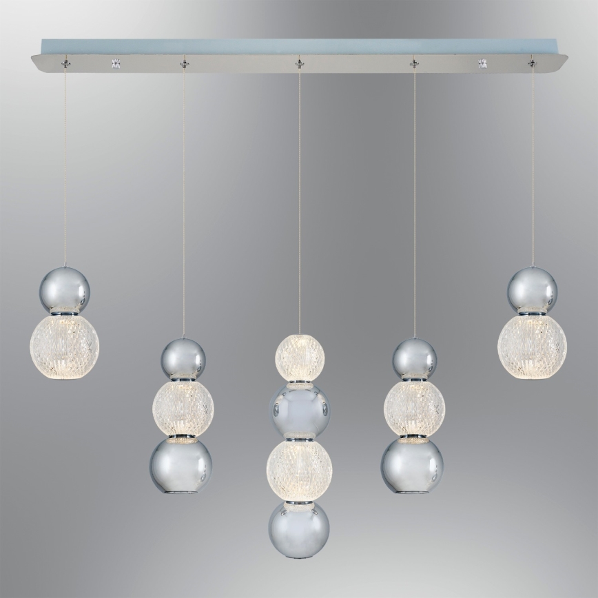 LED pakabinam CREMONA LED/27W/230V 3000K matinė chromas