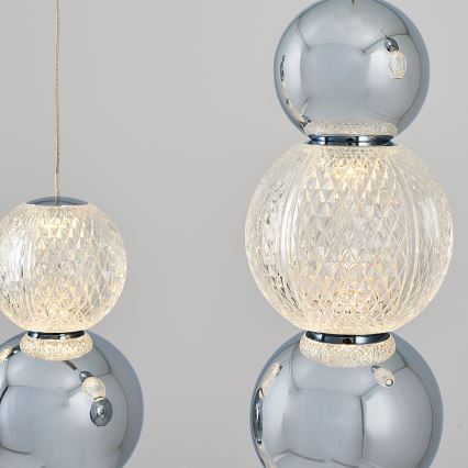 LED pakabinam CREMONA LED/27W/230V 3000K matinė chromas