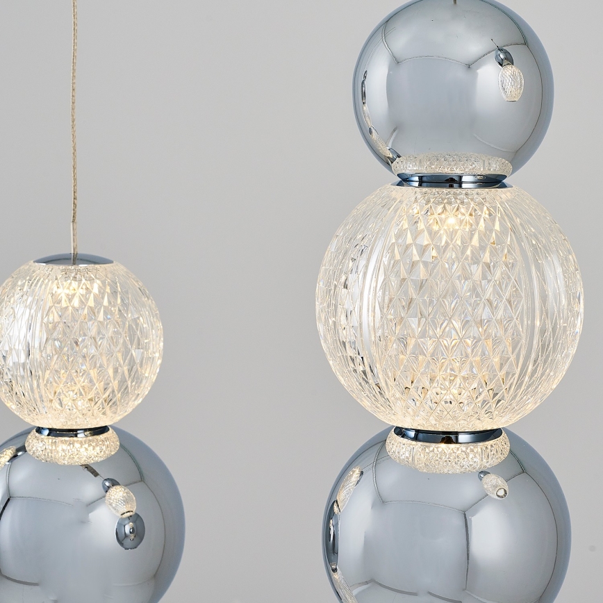 LED pakabinam CREMONA LED/27W/230V 3000K matinė chromas
