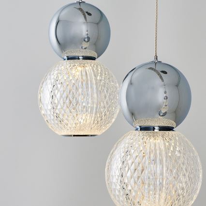 LED pakabinam CREMONA LED/27W/230V 3000K matinė chromas