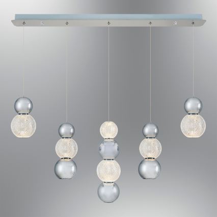 LED pakabinam CREMONA LED/27W/230V 3000K matinė chromas