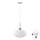 LED Pakabinama Lampa HARMA 1xE27/60W/230V skersmuo 30 cm matinis chromas/balta
