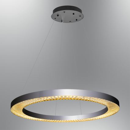 LED Pakabinama lempa JESI LED/90W/230V 3000K 100 cm sidabro