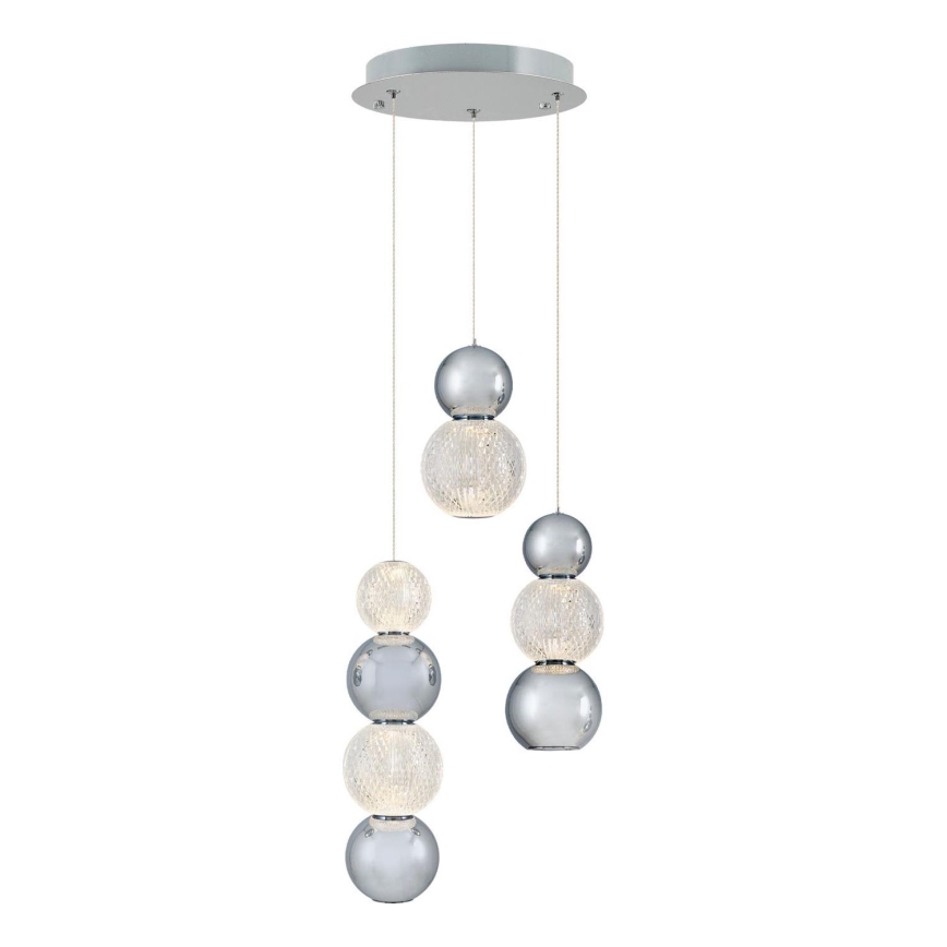 LED Pakabinama lemputė CREMONA LED/17W/230V 3000K matinė chromu