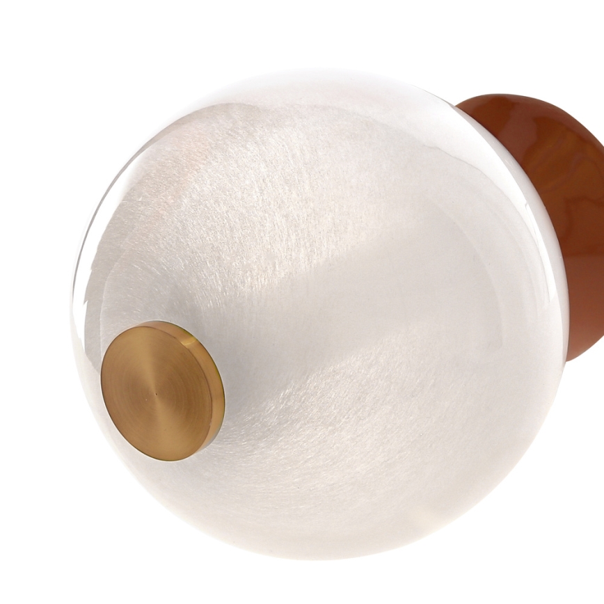 LED pakabinama liustra ant laido FLORES LED/20W/230V auksinė/oranžinė/ruda