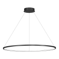 LED pakabinama liustra ant troselio SATURNO LED/57W/230V Ø 100 cm IP44 juoda