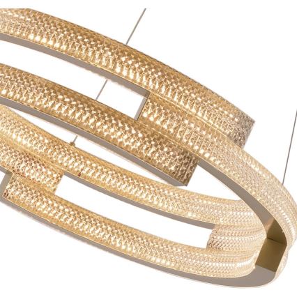 LED pakabinama liustra TARJA LED/36W/230V 3000/4000/6000K skers. 60 cm auksinė