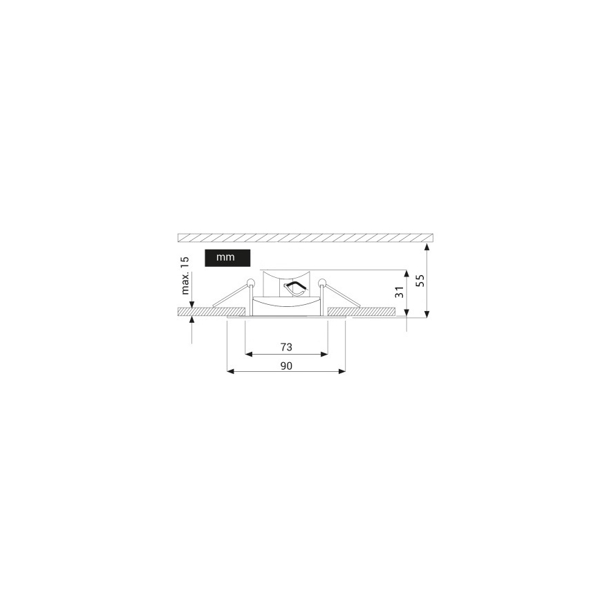 LED Pakabinamas lubinis šviestuvas EYE LED/5W/100-250V 3000K