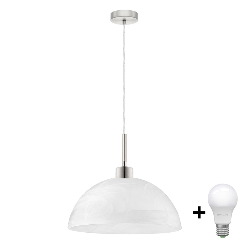 LED Pakabinamas sietynas 1xE27/60W/230V balta