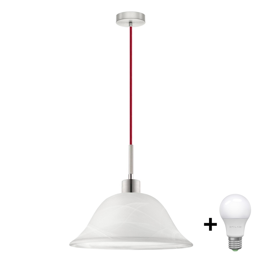 LED Pakabinamas sietynas 1xE27/60W/230V balta