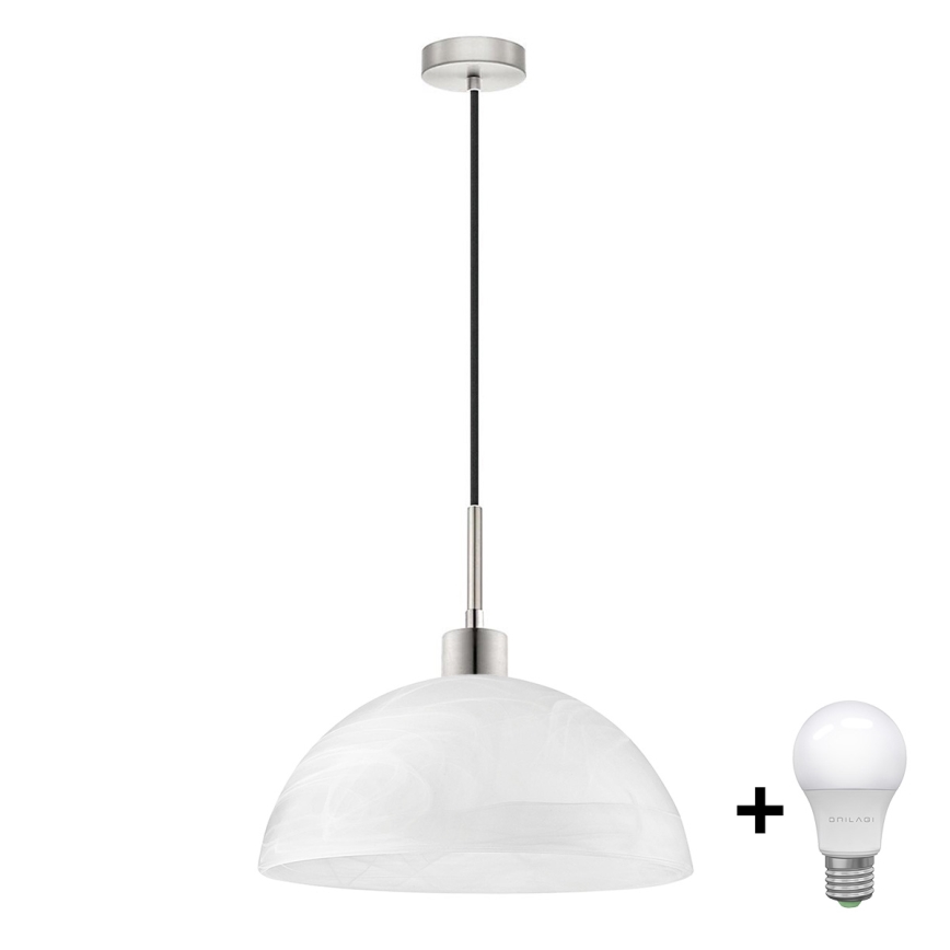 LED Pakabinamas sietynas 1xE27/60W/230V balta
