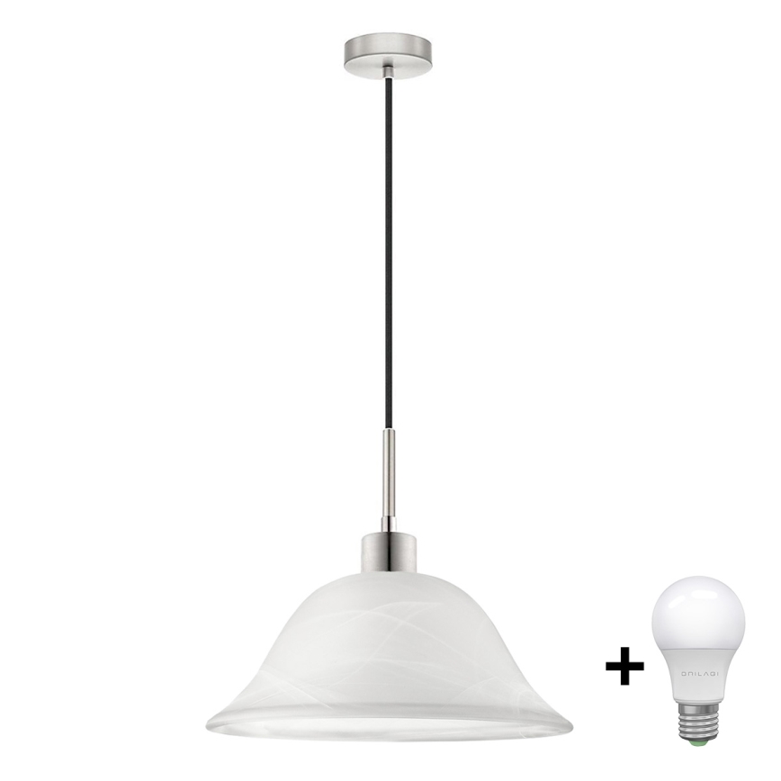 LED Pakabinamas sietynas 1xE27/60W/230V balta