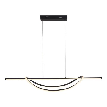LED Pakabinamas sietynas AMBAR LED/35W/230V juoda