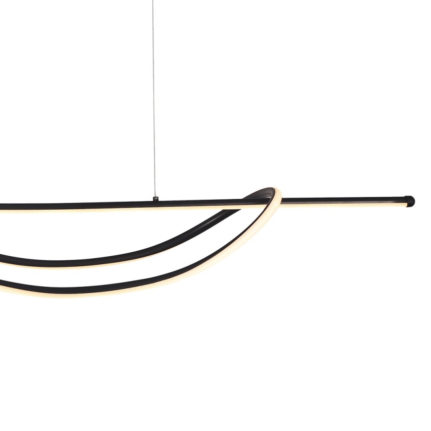 LED Pakabinamas sietynas AMBAR LED/35W/230V juoda