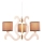 LED Pakabinamas sietynas AMBROSIA 3xE14/40W/230V + LED/18,4W varis