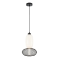 LED Pakabinamas sietynas ARAME LED/15W/230V diametras 22 cm juoda