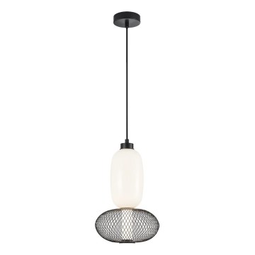 LED Pakabinamas sietynas ARAME LED/15W/230V diametras 22 cm juoda