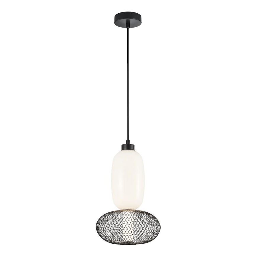 LED Pakabinamas sietynas ARAME LED/15W/230V diametras 22 cm juoda