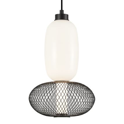 LED Pakabinamas sietynas ARAME LED/15W/230V diametras 22 cm juoda