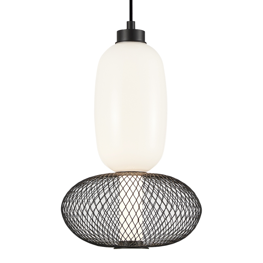 LED Pakabinamas sietynas ARAME LED/15W/230V diametras 22 cm juoda