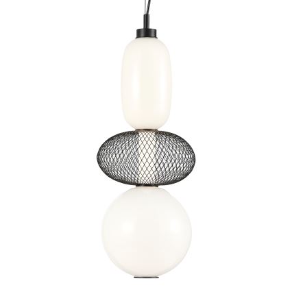 LED Pakabinamas sietynas ARAME LED/23W/230V diametras 22 cm juoda