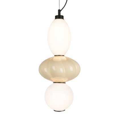LED Pakabinamas sietynas ASCOLI LED/18W/230V diametras 20 cm smėlio spalva