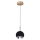 LED Pakabinamas sietynas BALL WOOD 1xGU10/5W/230V matinio ąžuolo