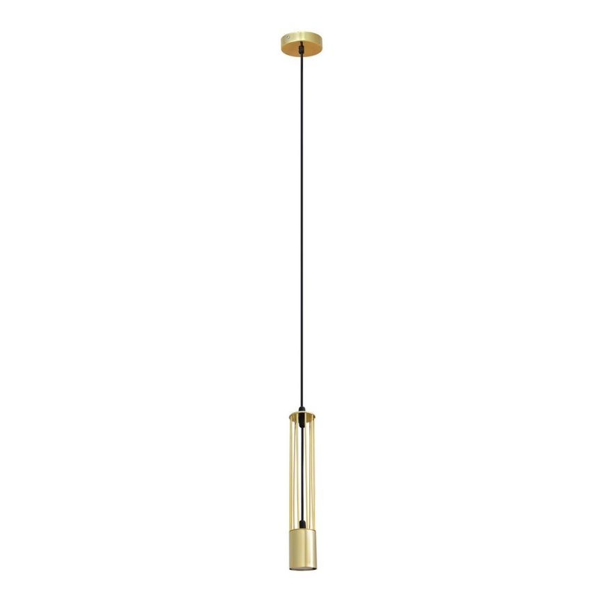 LED Pakabinamas sietynas BARS 1xGU10/4,8W/230V aukso