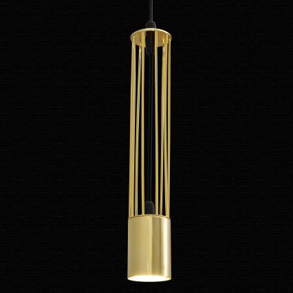 LED Pakabinamas sietynas BARS 1xGU10/4,8W/230V aukso