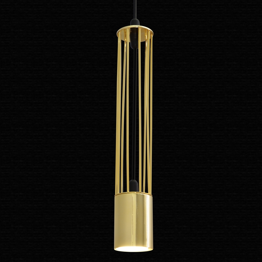 LED Pakabinamas sietynas BARS 1xGU10/4,8W/230V aukso