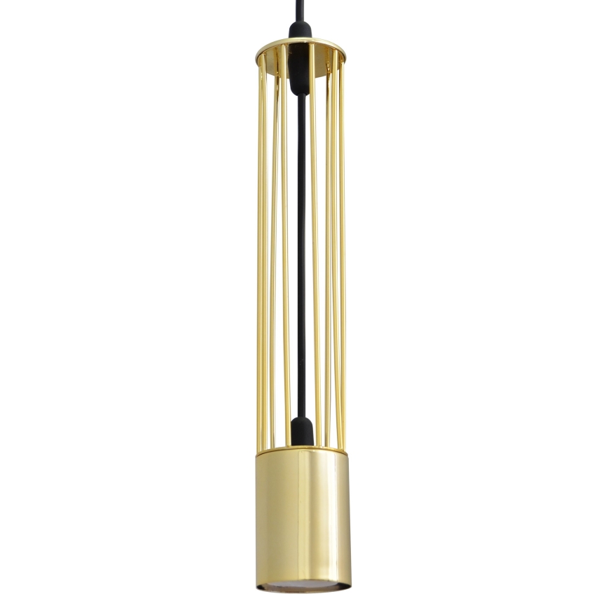 LED Pakabinamas sietynas BARS 1xGU10/4,8W/230V aukso