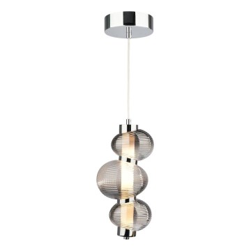 LED Pakabinamas sietynas BOLLA LED/12W/230V diametras 16 cm dūminis