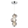 LED Pakabinamas sietynas BOLLA LED/12W/230V diametras 16 cm dūminis