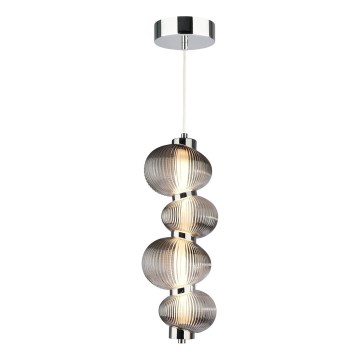 LED Pakabinamas sietynas BOLLA LED/17W/230V diametras 16 cm blizgus chromas/dūminis