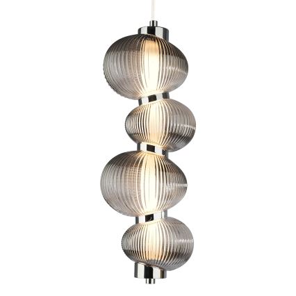 LED Pakabinamas sietynas BOLLA LED/17W/230V diametras 16 cm blizgus chromas/dūminis