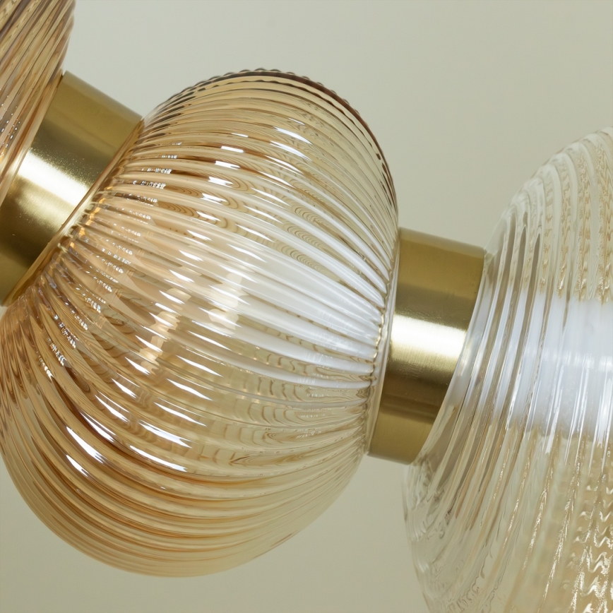 LED Pakabinamas sietynas BOLLA LED/36W/230V auksas/dūminis