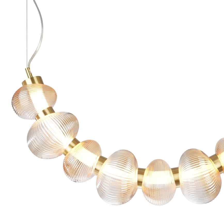 LED Pakabinamas sietynas BOLLA LED/36W/230V auksas/dūminis