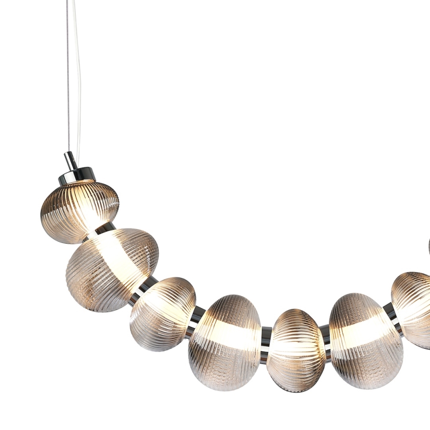 LED Pakabinamas sietynas BOLLA LED/36W/230V blizgus chromas/dūminis