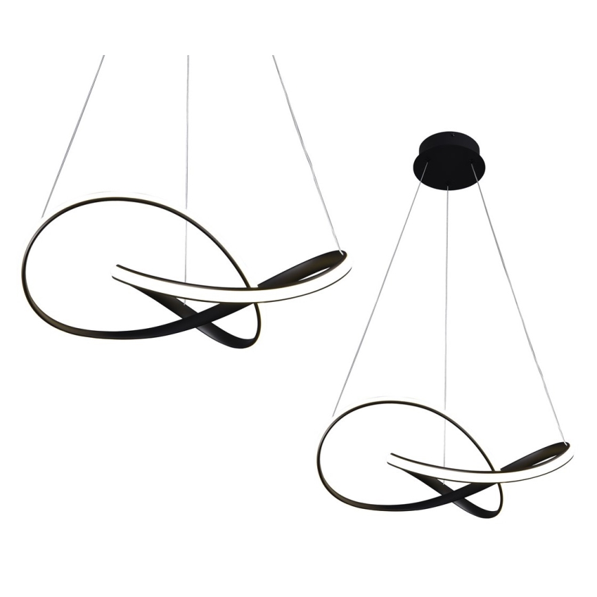 LED Pakabinamas sietynas CAPPIO LED/36W/230V juodas