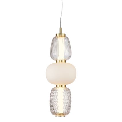 LED Pakabinamas sietynas CARO LED/28W/230V auksas