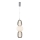 LED Pakabinamas sietynas CARO LED/28W/230V blizgus chromas