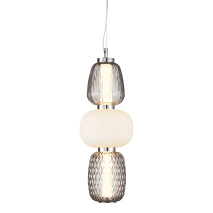 LED Pakabinamas sietynas CARO LED/28W/230V blizgus chromas