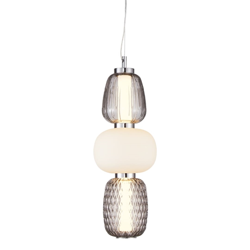 LED Pakabinamas sietynas CARO LED/28W/230V blizgus chromas