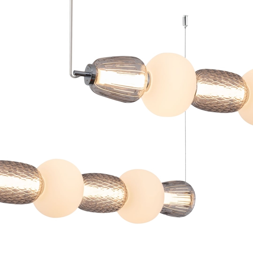 LED Pakabinamas sietynas CARO LED/42W/230V blizgus chromas