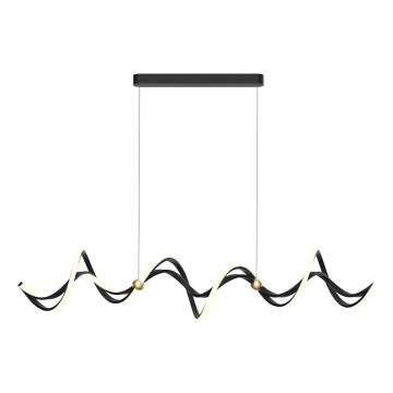 LED Pakabinamas sietynas COLIA LED/55W/230V juoda/auksas