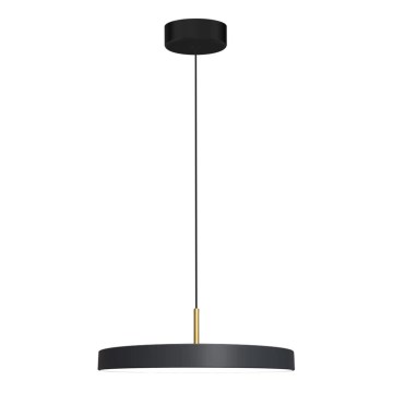 LED Pakabinamas sietynas DISC LED/38W/230V diametras 45 cm juoda