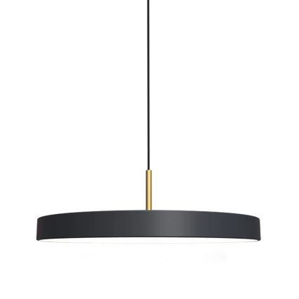 LED Pakabinamas sietynas DISC LED/38W/230V diametras 45 cm juoda