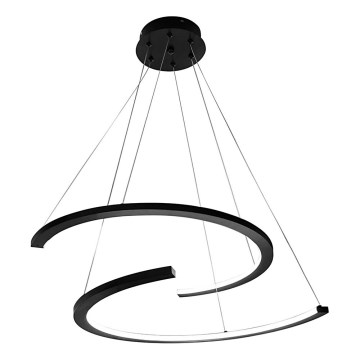 LED Pakabinamas sietynas DOUBLEMOON LED/30W/230V juoda