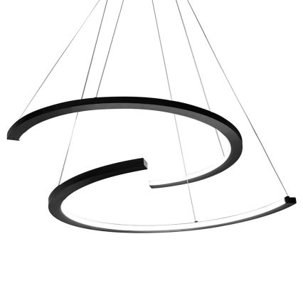 LED Pakabinamas sietynas DOUBLEMOON LED/30W/230V juoda
